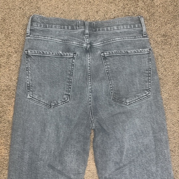 AGOLDE Nico High Rise Slim Jeans Risk Grey Stone Wash 26 - Picture 8 of 10